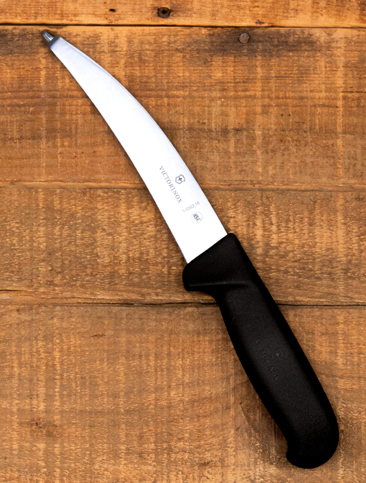 Victorinox 6-Inch Gut Black Handle Knife