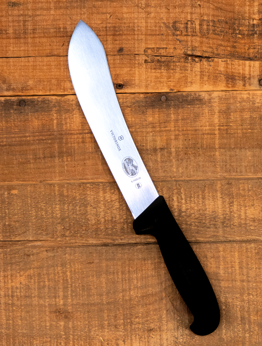 Victorinox 8-Inch Butcher Black Handle Knife