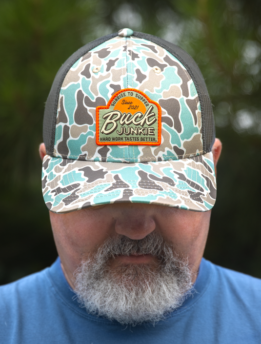 Buck Junkie Sunrise to Supper Trucker Hat