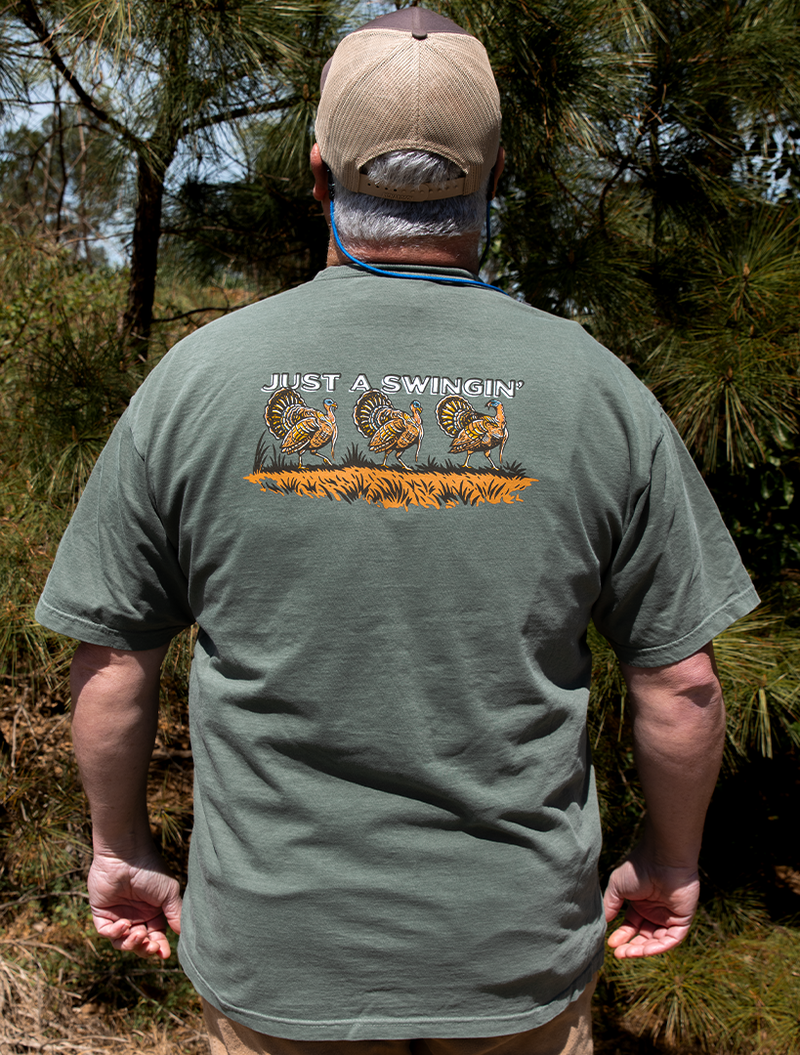 Load image into Gallery viewer, Buck Junkie Just A Swingin' T-Shirt
