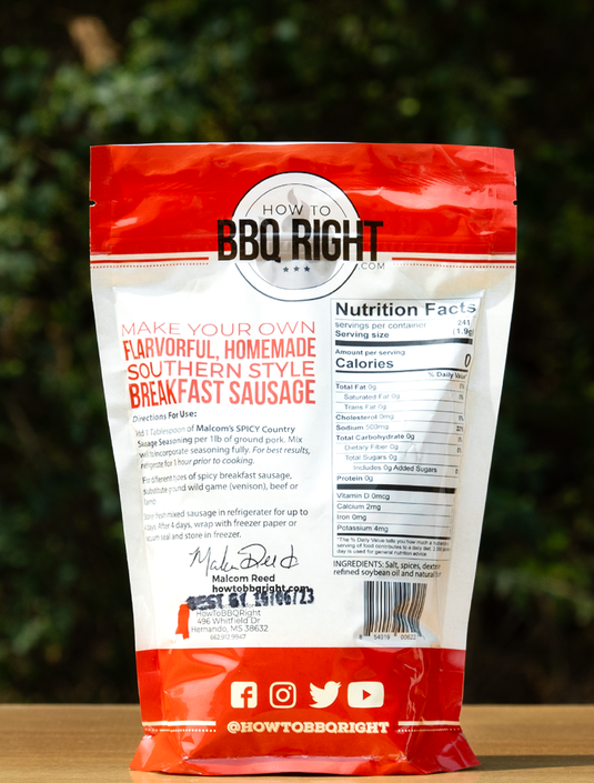Malcom's SPICY Country Sausage Seasoning