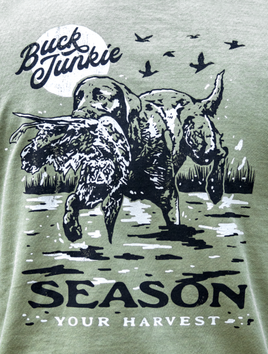 Buck Junkie Hunting Dog Splash T-Shirt