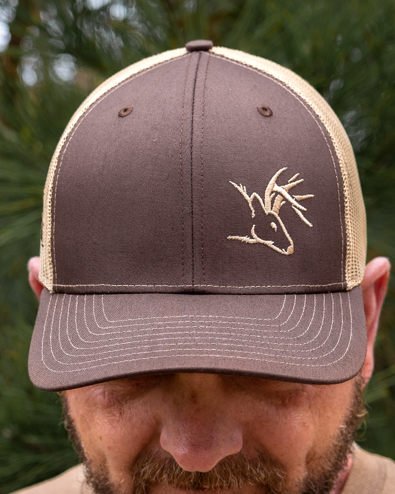 Load image into Gallery viewer, Buck Junkie Hat - Front &amp; Side Logo
