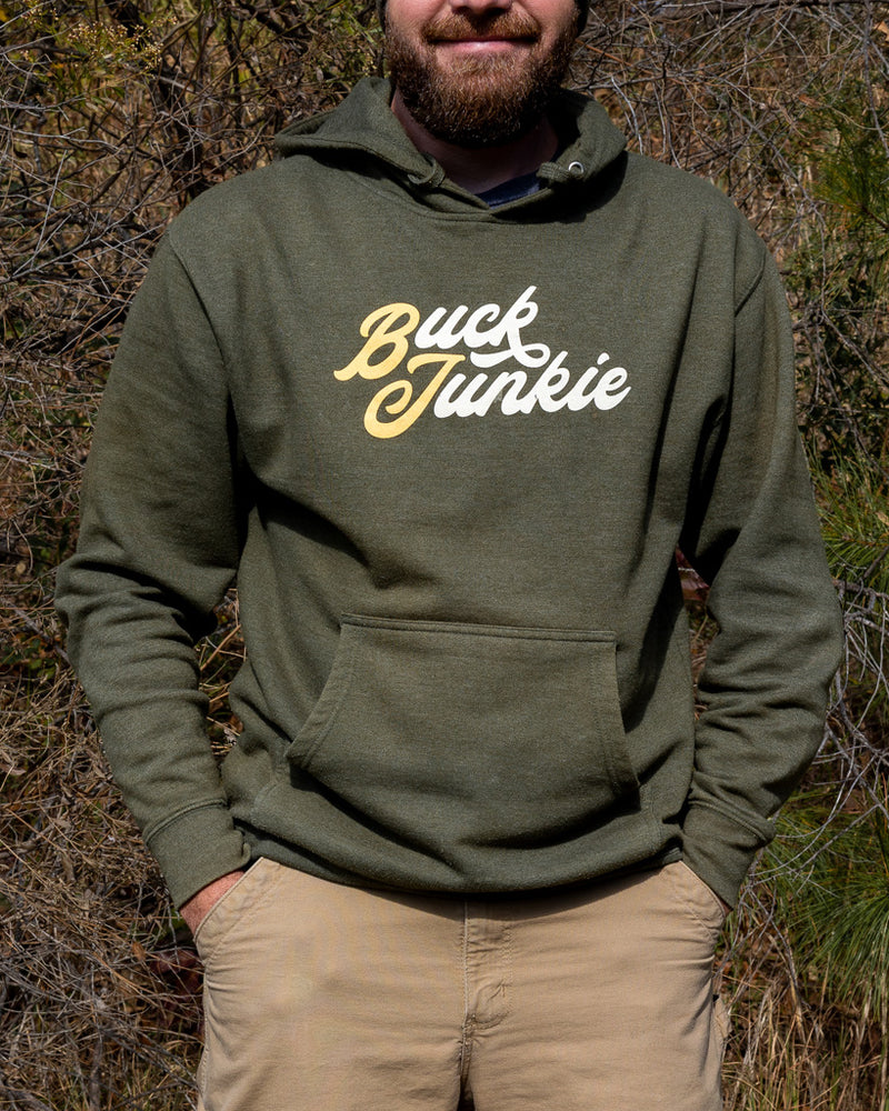 Load image into Gallery viewer, Buck Junkie Hoodie - Green
